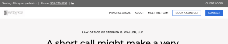 The best solo attorney website design